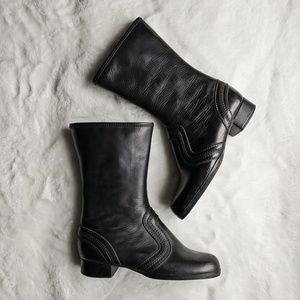 Vintage Lined Rubber Boots